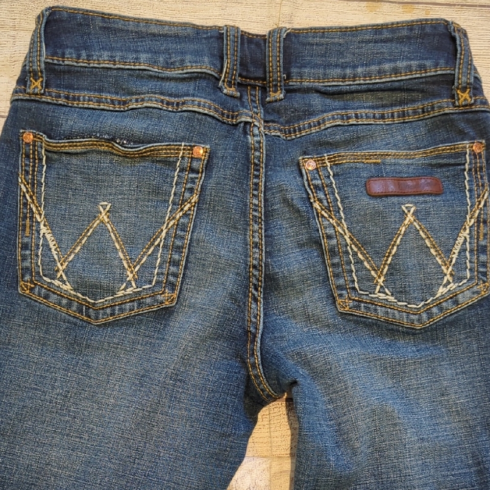 Wrangler Dark Blue Boot Cut Women's Jeans